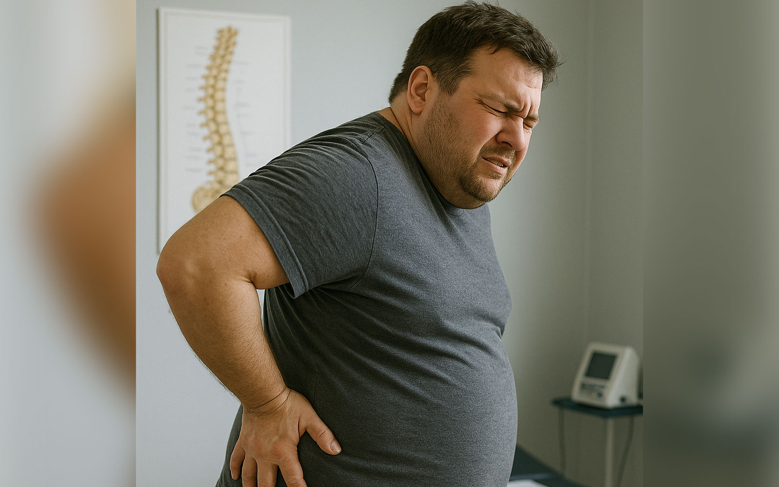 درمان کمردرد ناشی از چاقی