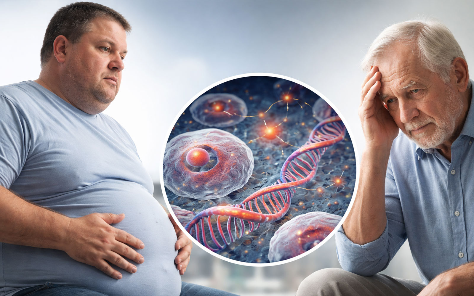 ارتباط استرس و چاقی با پیری زودرس