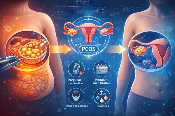 نقش جراحی‌های لاغری در درمان سندروم تخمدان پلی‌کیستیک (PCOS)