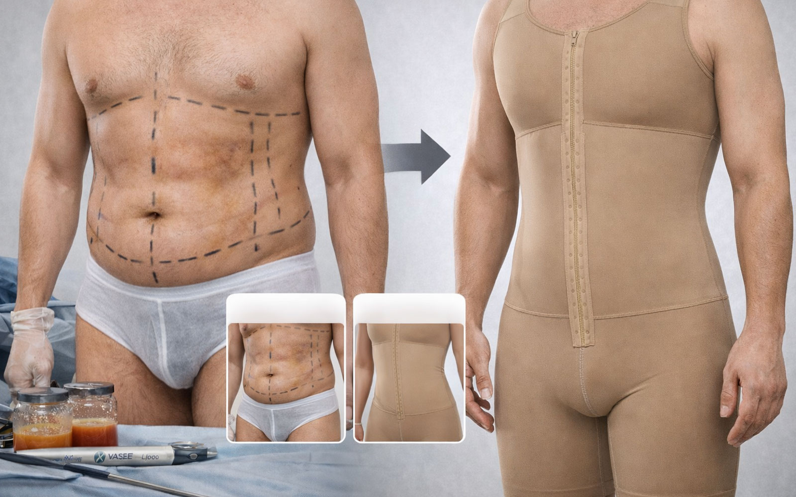 نقش لباس‌های فشاری در فرم‌دهی بعد از لیپو ویزر