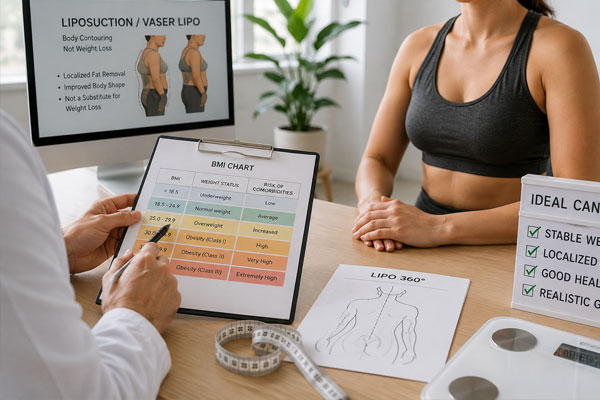 بهترین BMI برای انجام لیپو ویزر چقدر است؟